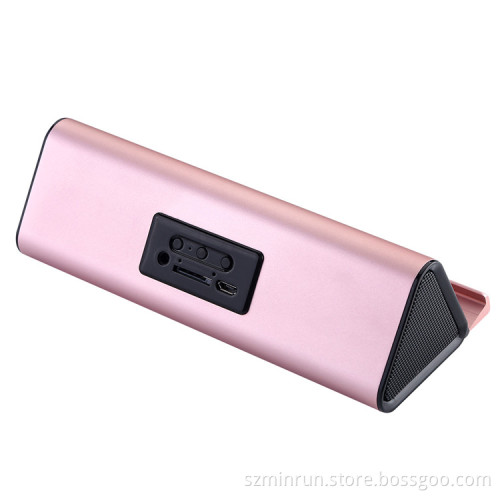 Mini Bluetooth speaker aluminum alloy wireless bluetooth speaker with factory price cheap price